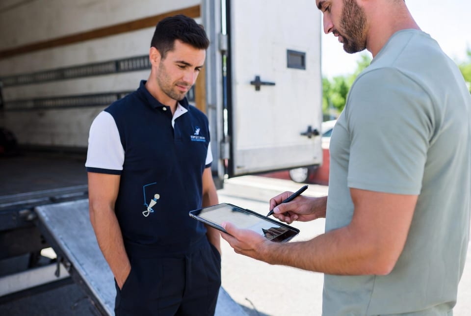 Montreal moving checklist with organized packing and planning materials