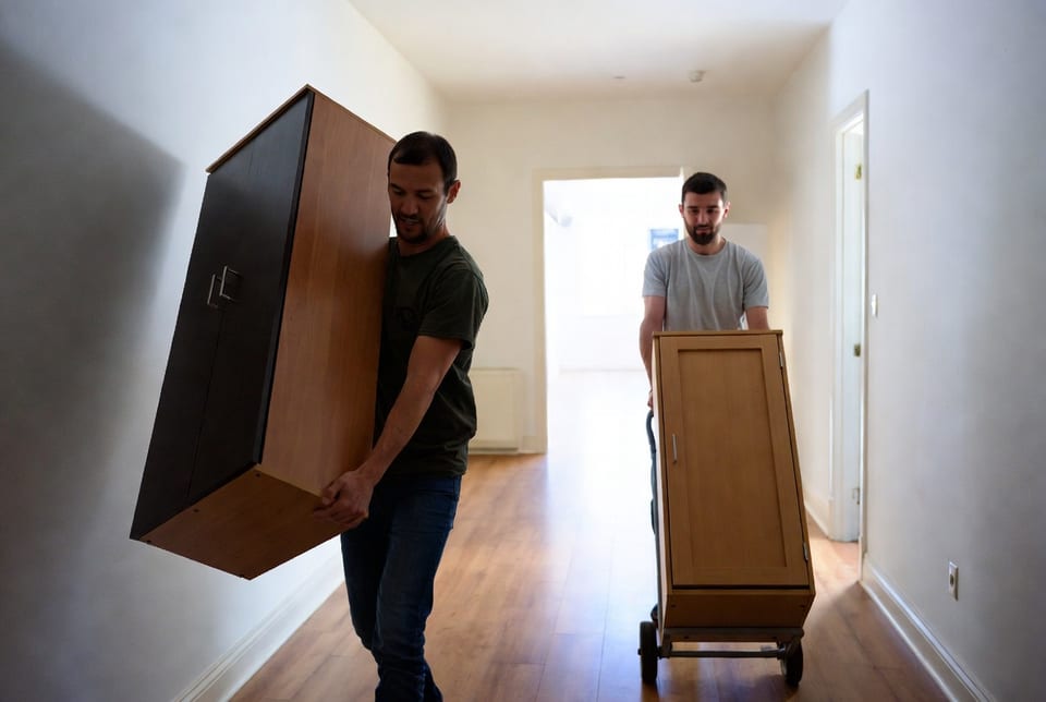 Liste de vérification de déménagement avec boîtes et fournitures