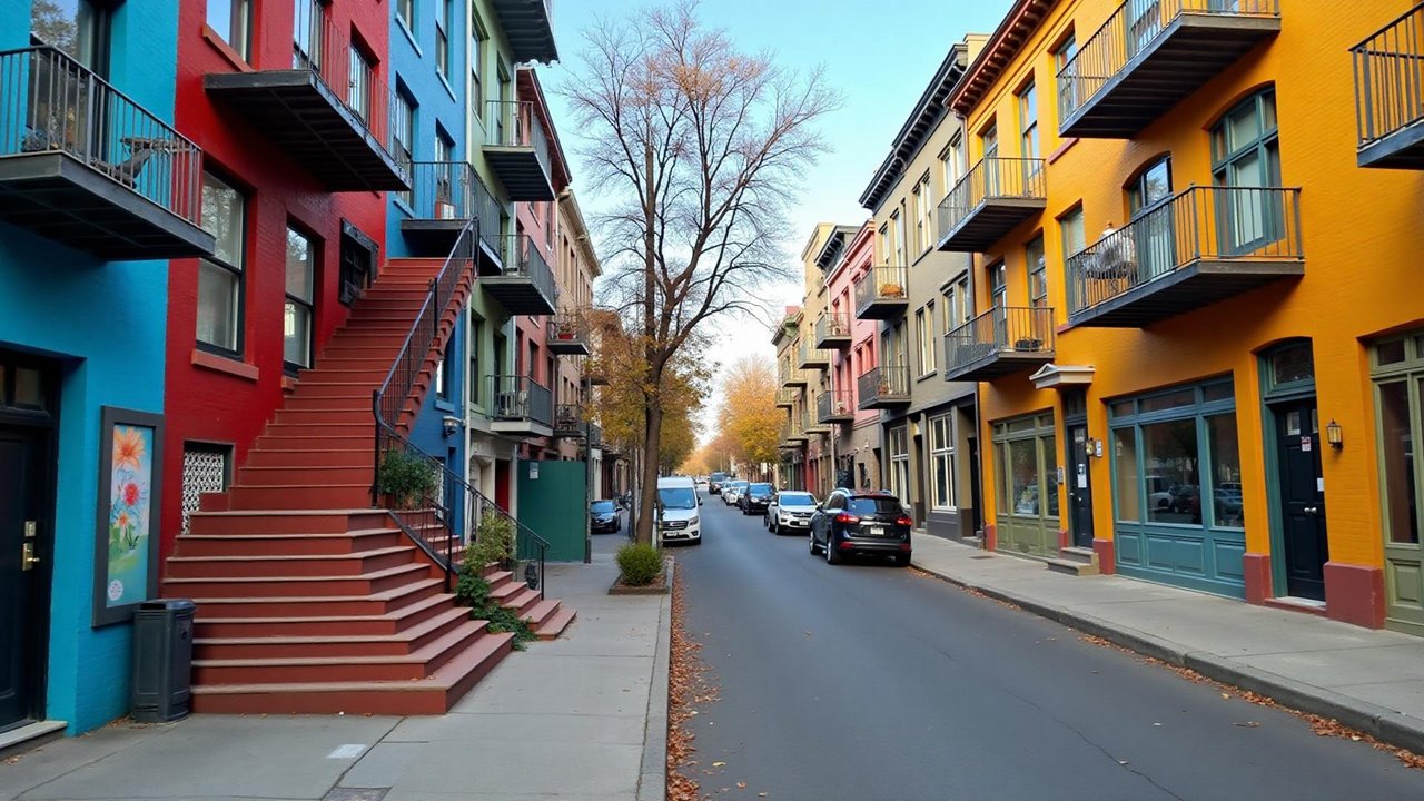 Professional movers navigating Plateau-Mont-Royal spiral staircases